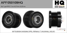 HQ APF050109HQ - POLEAS NUEVO INA Type PFR5 17,00 mm 48,79 mm 38,25 mm