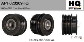 HQ APF620209HQ - POLEAS NUEVO INA Type PFR5 17,00 mm 54,00 mm 40,15 mm