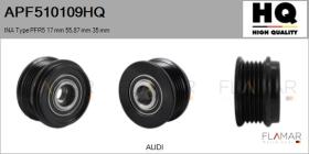 HQ APF510109HQ - POLEAS NUEVO INA Type PFR5 17,00 mm 55,87 mm 35,00 mm