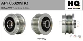 HQ APF650209HQ - POLEAS NUEVO INA Type PFR5 17,00 mm 58,00 mm 38,30 mm