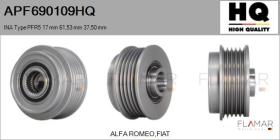 HQ APF690109HQ - POLEAS NUEVO INA Type PFR5 17,00 mm 61,53 mm 37,50 mm
