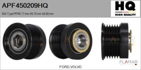HQ APF450209HQ - POLEAS NUEVO INA Type PFR6 17,00 mm 49,10 mm 44,60 mm