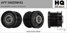 HQ APF340209HQ - POLEAS NUEVO INA Type PFR6 17,00 mm 49,71 mm 45,75 mm