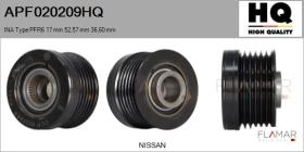 HQ APF020209HQ - POLEAS NUEVO INA Type PFR6 17,00 mm 52,57 mm 36,60 mm
