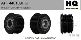 HQ APF440109HQ - POLEAS NUEVO INA Type PFR6 17,00 mm 54,11 mm 35,25 mm