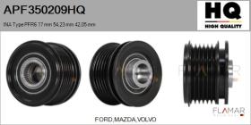 HQ APF350209HQ - POLEAS NUEVO INA Type PFR6 17,00 mm 54,23 mm 42,05 mm