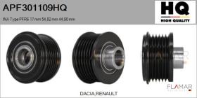 HQ APF301109HQ - POLEAS NUEVO INA Type PFR6 17,00 mm 54,82 mm 44,80 mm