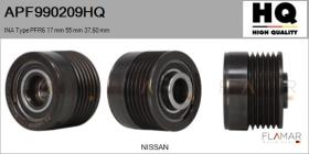 HQ APF990209HQ - POLEAS NUEVO INA Type PFR6 17,00 mm 55,00 mm 37,60 mm