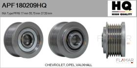 HQ APF180209HQ - POLEAS NUEVO INA Type PFR6 17,00 mm 55,70 mm 37,50 mm