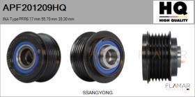 HQ APF201209HQ - POLEAS NUEVO INA Type PFR6 17,00 mm 55,70 mm 39,30 mm