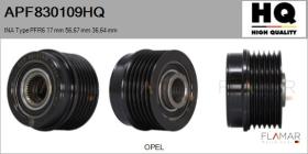 HQ APF830109HQ - POLEAS NUEVO INA Type PFR6 17,00 mm 56,67 mm 36,64 mm