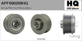 HQ APF690209HQ - POLEAS NUEVO INA Type PFR6 17,00 mm 57,90 mm 42,80 mm