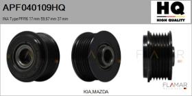 HQ APF040109HQ - POLEAS NUEVO INA Type PFR6 17,00 mm 59,67 mm 37,00 mm