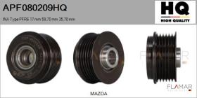 HQ APF080209HQ - POLEAS NUEVO INA Type PFR6 17,00 mm 59,70 mm 35,70 mm