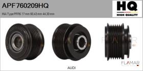 HQ APF760209HQ - POLEAS NUEVO INA Type PFR6 17,00 mm 60,43 mm 44,30 mm