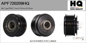 HQ APF720209HQ - POLEAS NUEVO INA Type PFR6 17,00 mm 61,53 mm 39,10 mm