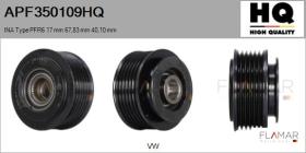 HQ APF350109HQ - POLEAS NUEVO INA Type PFR6 17,00 mm 67,83 mm 40,10 mm