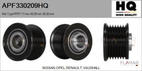 HQ APF330209HQ - POLEAS NUEVO INA Type PFR7 17,00 mm 49,05 mm 38,30 mm