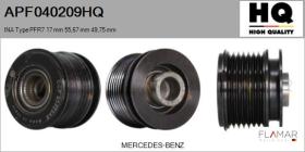 HQ APF040209HQ - POLEAS NUEVO INA Type PFR7 17,00 mm 55,67 mm 49,75 mm