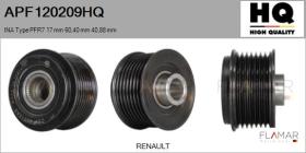 HQ APF120209HQ - POLEAS NUEVO INA Type PFR7 17,00 mm 60,40 mm 40,88 mm