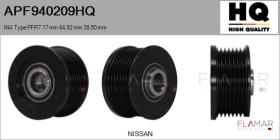 HQ APF940209HQ - POLEAS NUEVO INA Type PFR7 17,00 mm 64,92 mm 39,50 mm