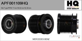 HQ APF001109HQ - POLEAS NUEVO INA Type PFR8 17,00 mm 50,02 mm 52,30 mm