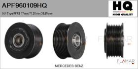 HQ APF960109HQ - POLEAS NUEVO INA Type PFR8 17,00 mm 71,35 mm 39,65 mm