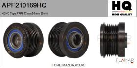 HQ APF210169HQ - POLEAS NUEVO KOYO Type PFR6 17,00 mm 54,00 mm 39.00 mm