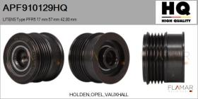 HQ APF910129HQ - POLEAS NUEVO LITENS Type PFR5 17,00 mm 57,00 mm 42,80 mm