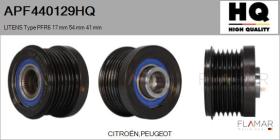 HQ APF440129HQ - POLEAS NUEVO LITENS Type PFR6 17,00 mm 54,00 mm 41,00 mm