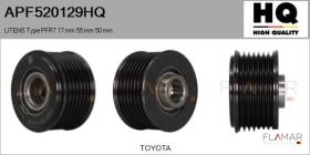 HQ APF520129HQ - POLEAS NUEVO LITENS Type PFR7 17,00 mm 55,00 mm 50,00 mm
