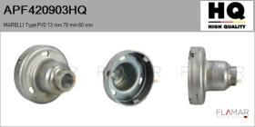 HQ APF420903HQ - POLEAS NUEVO MARELLI Type 0Ribs 13 mm 78,00 mm 60 mm