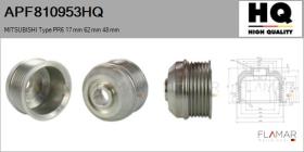 HQ APF810953HQ - POLEAS NUEVO MITSUBISHI Type 6Ribs 17 mm 62,00 mm 48 mm