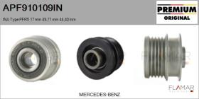 INA APF910109IN - POLEAS NUEVO ORIG. INA Type PFR5 17,00 mm 49,71 mm 44,40 mm