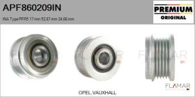 INA APF860209IN - POLEAS NUEVO ORIG. INA Type PFR5 17,00 mm 53,67 mm 34,66 mm
