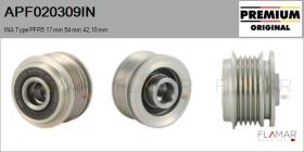 INA APF020309IN - POLEAS NUEVO ORIG. INA Type PFR5 17,00 mm 54,00 mm 42,10 mm