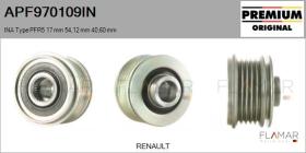 INA APF970109IN - POLEAS NUEVO ORIG. INA Type PFR5 17,00 mm 54,12 mm 40,60 mm