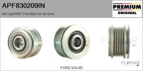 INA APF830209IN - POLEAS NUEVO ORIG. INA Type PFR5 17,00 mm 55,67 mm 36,10 mm