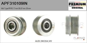 INA APF310109IN - POLEAS NUEVO ORIG. INA Type PFR5 17,00 mm 55,87 mm 35,00 mm