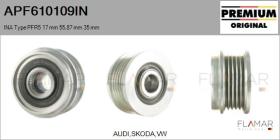 INA APF610109IN - POLEAS NUEVO ORIG. INA Type PFR5 17,00 mm 55,87 mm 35,00 mm