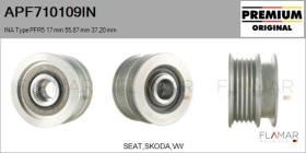 INA APF710109IN - POLEAS NUEVO ORIG. INA Type PFR5 17,00 mm 55,87 mm 37,20 mm