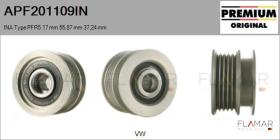 INA APF201109IN - POLEAS NUEVO ORIG. INA Type PFR5 17,00 mm 55,87 mm 37,24 mm