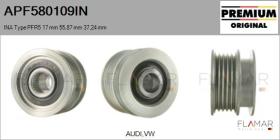 INA APF580109IN - POLEAS NUEVO ORIG. INA Type PFR5 17,00 mm 55,87 mm 37,24 mm