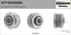 INA APF650209IN - POLEAS NUEVO ORIG. INA Type PFR5 17,00 mm 58,00 mm 38,30 mm