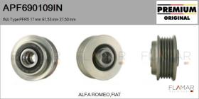 INA APF690109IN - POLEAS NUEVO ORIG. INA Type PFR5 17,00 mm 61,53 mm 37,50 mm