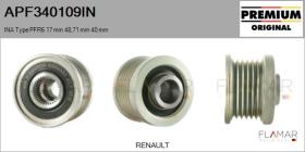 INA APF340109IN - POLEAS NUEVO ORIG. INA Type PFR6 17,00 mm 48,71 mm 40,00 mm