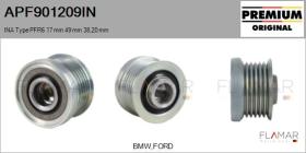 INA APF901209IN - POLEAS NUEVO ORIG. INA Type PFR6 17,00 mm 49,00 mm 38,20 mm