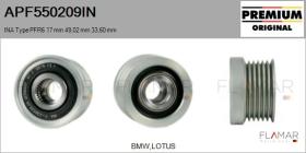 INA APF550209IN - POLEAS NUEVO ORIG. INA Type PFR6 17,00 mm 49,02 mm 33,60 mm