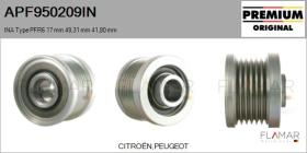 INA APF950209IN - POLEAS NUEVO ORIG. INA Type PFR6 17,00 mm 49,31 mm 41,80 mm