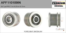 INA APF110109IN - POLEAS NUEVO ORIG. INA Type PFR6 17,00 mm 49,35 mm 40,15 mm